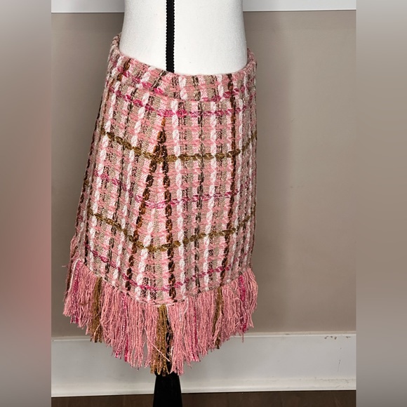 Red Dress Aura Just Classy Pink Tweed Skirt - Picture 6 of 7